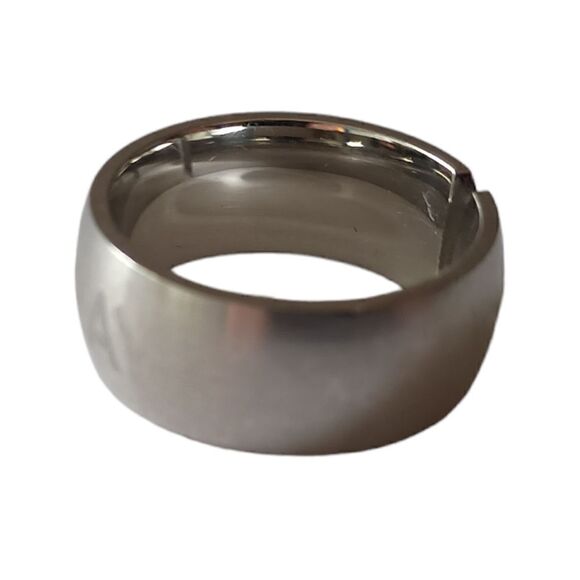 Q-Ray Titanium Ring Band Size 6 Unisex QRay Ionized Energy Healing Silver Color - Picture 12 of 16